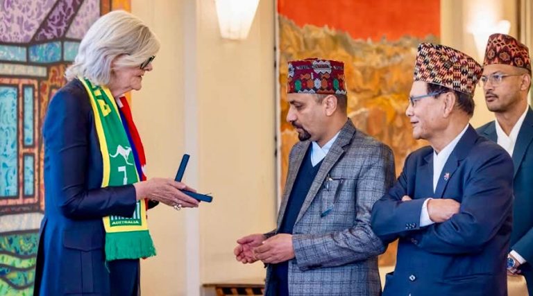 रसुवा बाढीपछि नेपाली समुदायसँग अस्ट्रेलियाका गभर्नर–जनरलको ऐक्यबद्धता