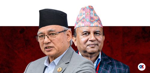 एमाले पुनर्गठन कार्यदल बैठक : बादल-शंकर सवालजवाफ