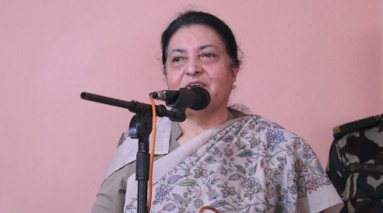 उपाध्यक्ष बनेको ठाउँमा वरिष्ठ नेता बनेर आउँदा खुसी छु : विद्या भण्डारी