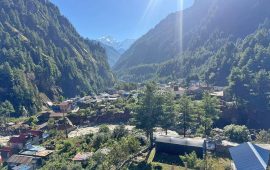 बाढीको त्रासपछि चामेमा खुलेको मौसम (तस्वीरहरू)