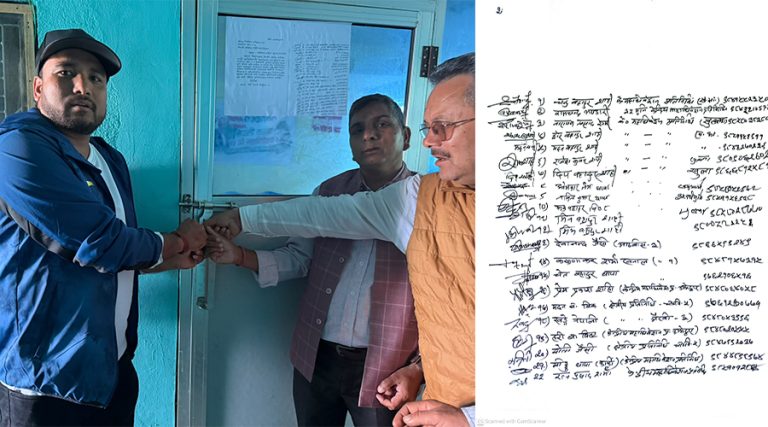 दैलेख–२ कांग्रेस अधिवेशन : सहमतिविनै सर्वसम्मतको सूचना टाँस्ने तयारी भएको भन्दै तालाबन्दी