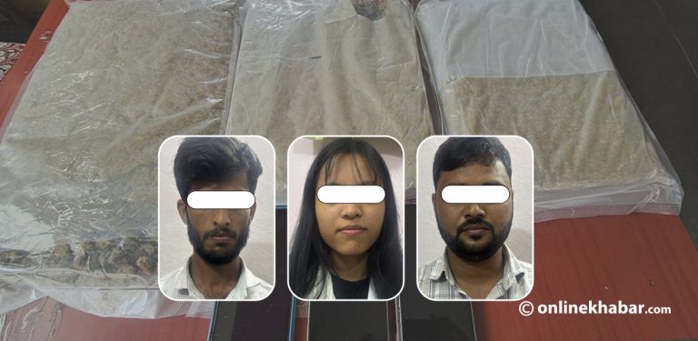 गाँजासहितको सुटकेस विमानस्थलको एक्स–रे मेसिनबाट जाँच पास, समातिए ३ विदेशी