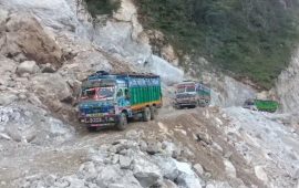 पहिरोले अवरुद्ध कालीगण्डकी करिडोर सडक सञ्चालन