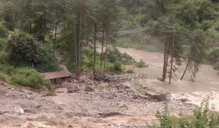 नाम्रुङ बाढीले चुमनुब्री क्षेत्रमा पुर्‍याएको क्षति (तस्वीरहरू)