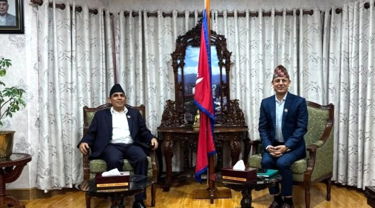 संसद् अधिवेशन अन्त्यको विषयमा सभामुख र राष्ट्रिय सभाका अध्यक्षबीच छलफल