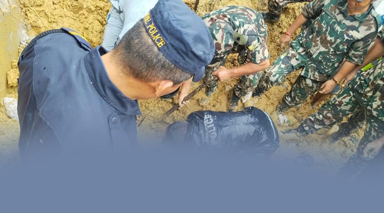 धनुषामा पहिरोले घर पुरिँदा एक महिलाको मृत्यु
