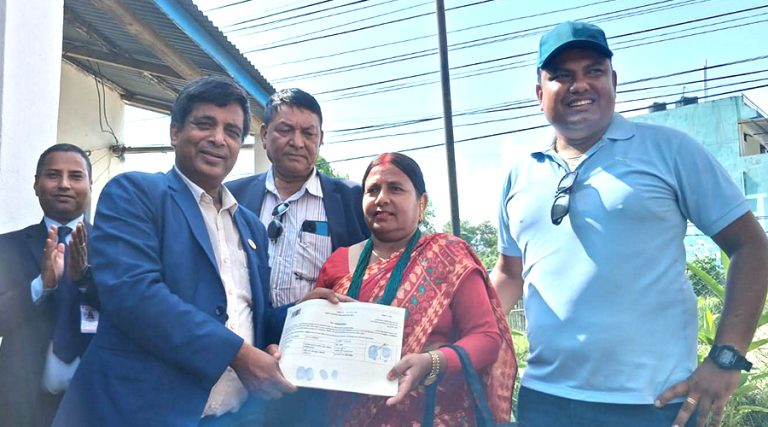 पालुङटार नगरपालिकाले सुरु गर्‍यो भूमि व्यवस्थापन सेवा