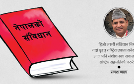 संविधान संशोधनमा चाहिन्छ राष्ट्रिय सहमति