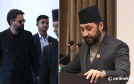 रविको सम्बोधन सकिएलगत्तै प्रतिनिधिसभाबाट बाहिरिए प्रधानमन्त्री बालेन