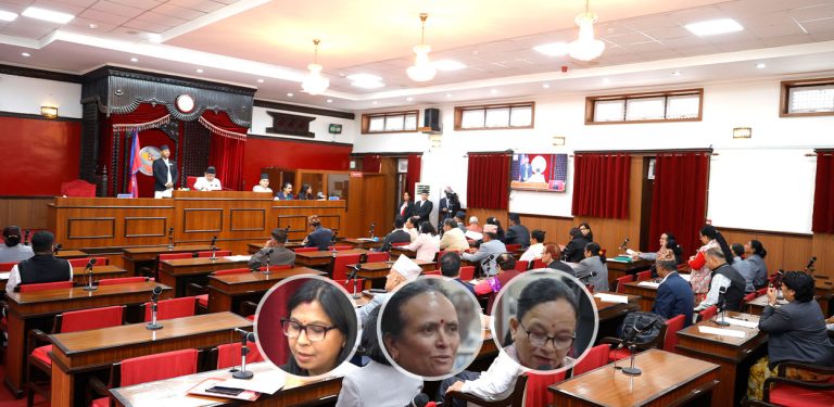 बाढीपहिरोको क्षतिबारे राष्ट्रिय सभा सांसदहरूले गराए सरकारको ध्यानाकर्षण