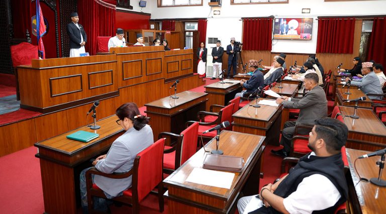 सरकारको कायैशैलीप्रति राष्ट्रिय सभा बैठकमा असन्तुष्टि