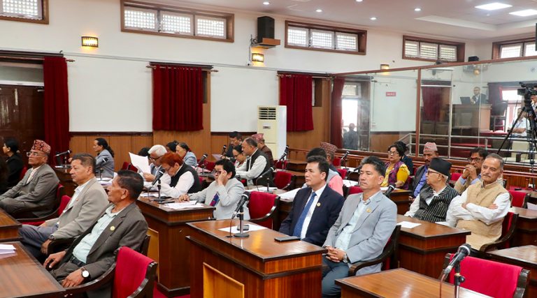 राहत वितरणमा एकद्धार प्रणाली नभन्न सरकारलाई राष्ट्रिय सभा सदस्यहरूको सुझाव