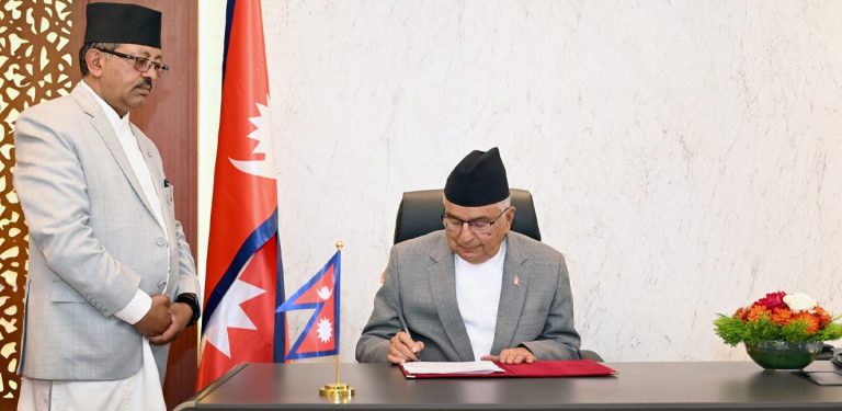राष्ट्रपतिबाट विधेयक प्रमाणीकरण