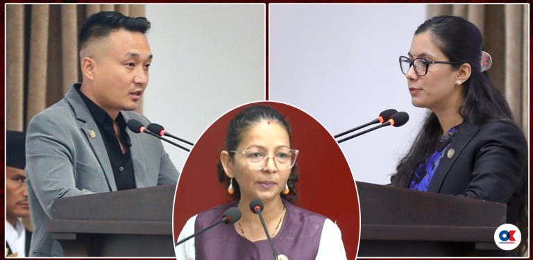सुधन र सोविताले आपत्तिजनक अभिव्यक्ति दिएपछि राष्ट्रिय सभामा उठ्यो प्रश्न