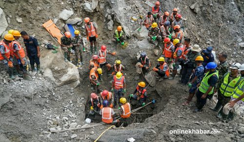 सुरुङभित्र फसेकाको यसरी हुँदैछ खोज तथा उद्धार (तस्वीरहरू)