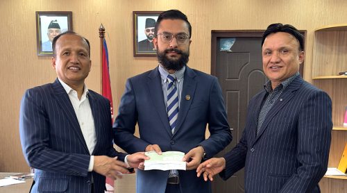 बाढी प्रभावितलाई जेभियर इन्टरनेशनलको १० लाख सहयोग