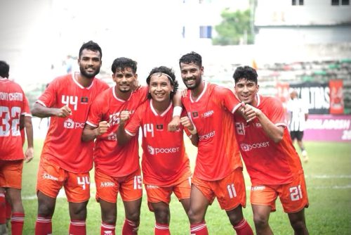 बसुन्धरा किङ्सका लागि अन्जन विष्टको पहिलो गोल