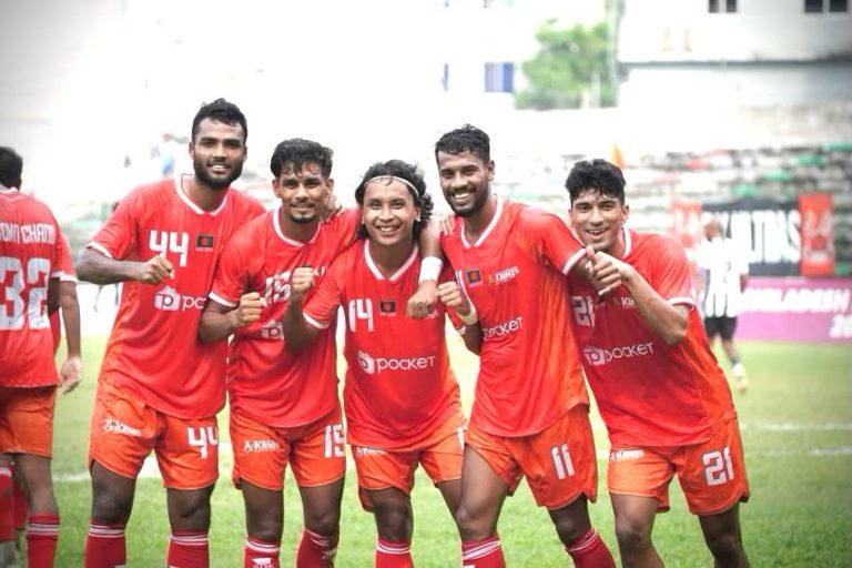 बसुन्धरा किङ्सका लागि अन्जन विष्टको पहिलो गोल