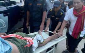 सशस्त्रका सईको हत्यामा संलग्न फरार आरोपीलाई गोली चलाएर पक्राउ