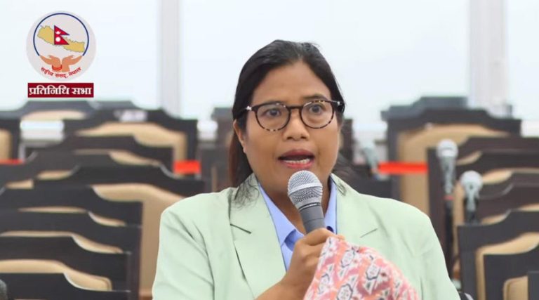 नेकपा सांसदको प्रश्न– सञ्जालमा पोस्ट गर्दैमा देश बन्छ र ?