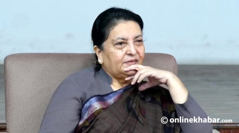 देश भौगालिक र राजनीतिक दुवै हिसाबले संवेदनशील छ : पूर्वराष्ट्रपति भण्डारी