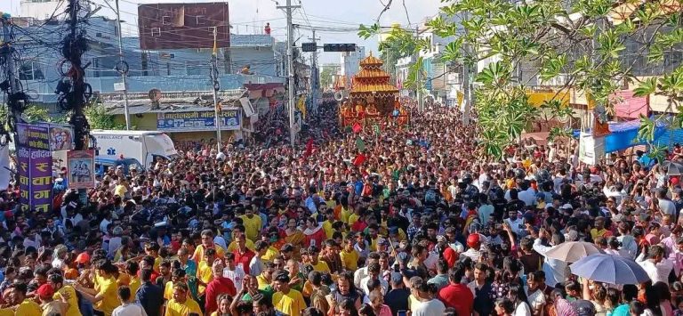 विराटनगरमा आज राधाकृष्ण रथयात्रा