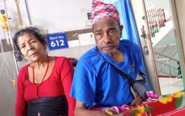 ७३ वर्षीया चरीले बाढीसँग जुधेर श्रीमान्‌लाई बचाइन्, बुढेसकालमा खोज्दैछिन् बाँच्ने आधार
