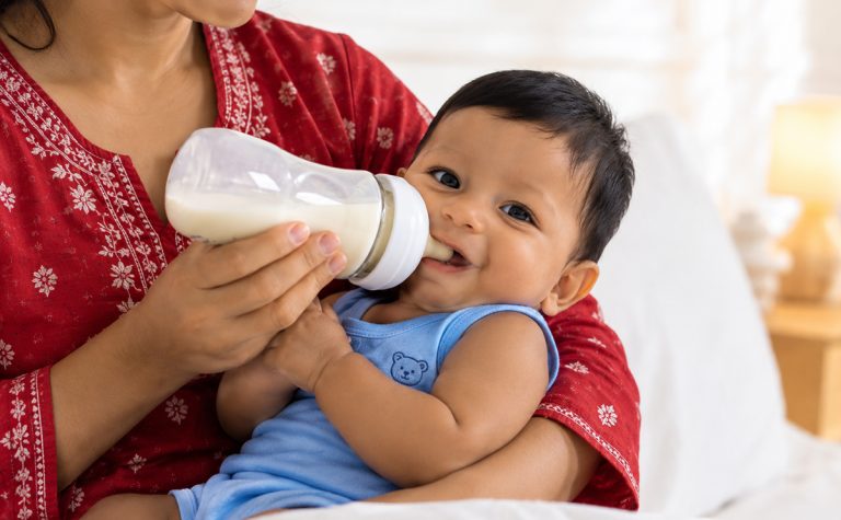 बच्चालाई बोतलबाट दूध पिलाउनुहुन्छ ? नगर्नुहोस् यी ४ गल्ती