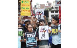 जलवायु क्षतिपूर्ति र जीवाश्म इन्धनमुक्त भविष्यको माग