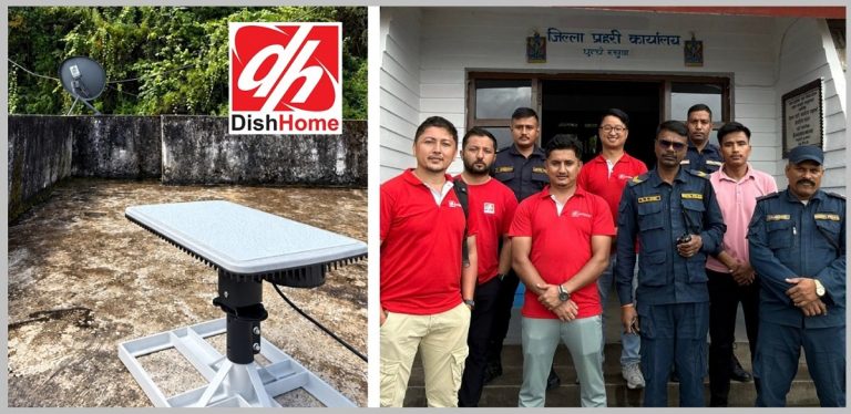 रसुवामा डिशहोम र युटेलस्याट वनवेबको निःशुल्क स्याटेलाइट इन्टरनेट