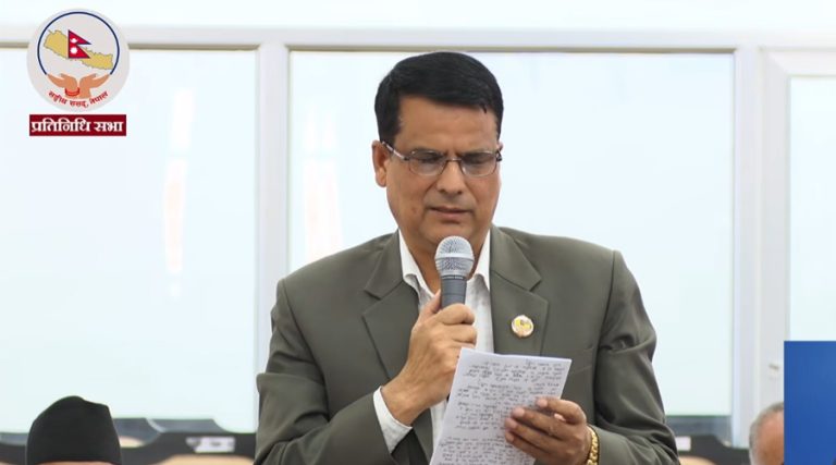 बाढीपछि बेपत्ता भएकाको अवस्था पत्ता लगाउन एमाले सांसदको ध्यानाकर्षण