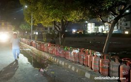 काठमाडौंमा पाँच दिनमा दुई लाख ३३ हजार सिलिन्डर ग्यास बिक्री : आयल निगम
