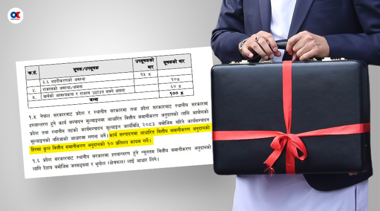 प्रदेश र स्थानीय सरकारको जति राम्रो काम, त्यति धेरै बजेट