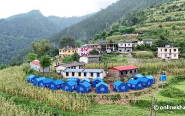 जोखिमपूर्ण बस्तीमै फर्किए रिसाङका विस्थापित