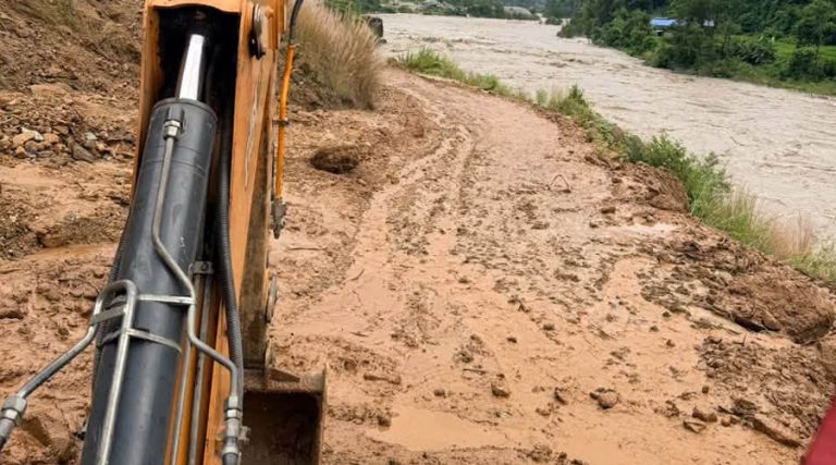 कालीगण्डकीको बाढीले पर्वतको जलजलामा ठूलो क्षति