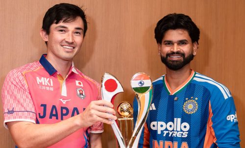 भारतले जापानलाई २ रनले हरायो