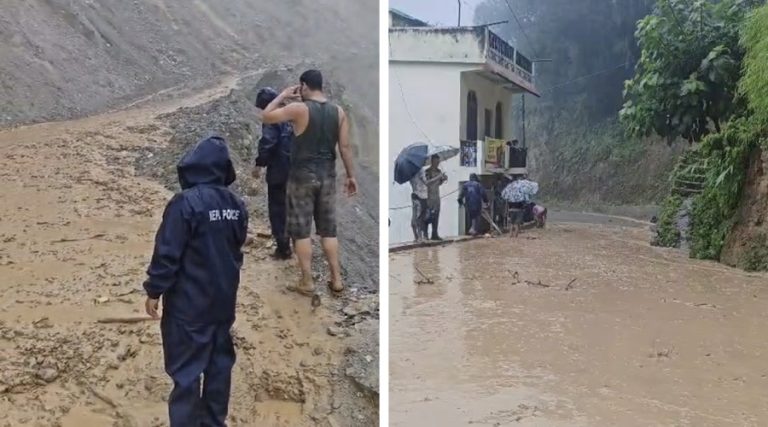 बैतडीको झुलाघाट क्षेत्र पहिरोको जोखिममा
