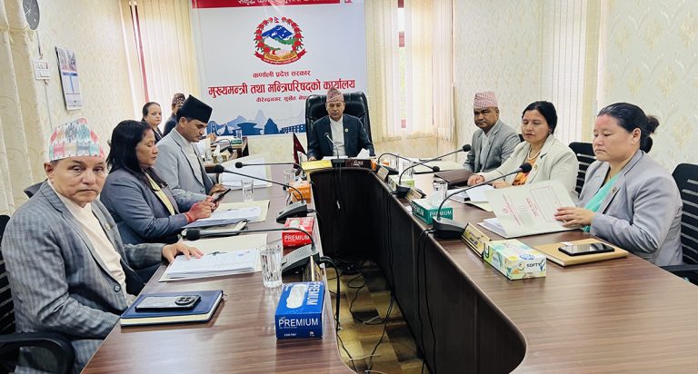 भोटेकोशी बाढीपीडितका लागि कर्णाली सरकारले दुई करोड दिने