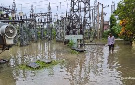 मलंगवा सबस्टेसनमा पानी पसेपछि १० पालिकामा विद्युत् अवरुद्ध