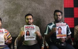 भोटेकोशी बाढीमा आमाबुबा हराएपछि आश मारेर फर्किंदै मलेसियाबाट आएका छोराछोरी