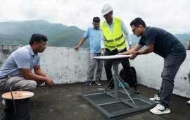 एनसेलले बाढी प्रभावित क्षेत्रमा स्याटलाइटमार्फत इन्टरनेट सेवा दिँदै