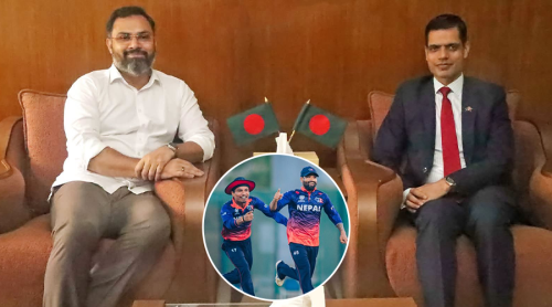 बंगलादेश र नेपालबीच टी–२० शृङ्खला आयोजना गर्न राजदूत भण्डारीको प्रस्ताव