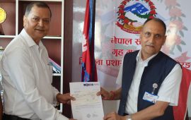 बाढी प्रभावितका लागि न्युरो अस्पतालद्वारा २१ लाख सहयोग