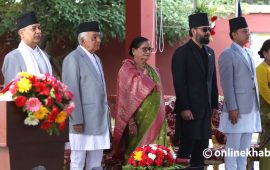 शीतलनिवासमा संविधान दिवसको विशेष समारोह, हेर्नुस् तस्वीरहरू