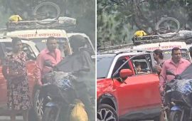सांसदले सडकमै गाडी तेर्स्याए, प्रहरी लगाएर यात्रु समाते