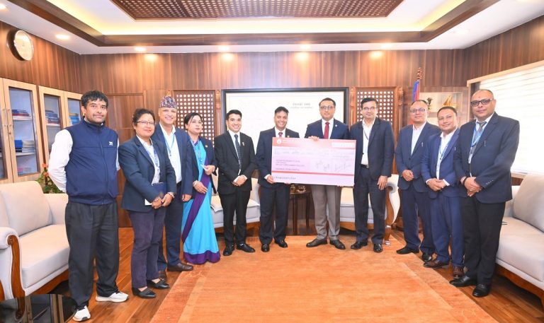 नेपाल धितोपत्र बोर्डद्वारा उद्धार कोषमा ४ करोड सहयोग