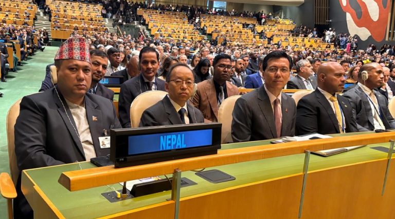 परराष्ट्रमन्त्री खनाल राष्ट्रसंघ महासभामा उच्चस्तरीय छलफलको उद्घाटन सत्रमा सहभागी