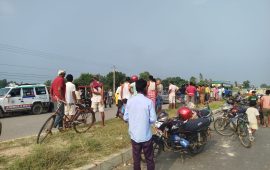 ट्रकको ठक्करबाट सिरहामा पैदलयात्रीको मृत्यु, साइकलयात्री घाइते