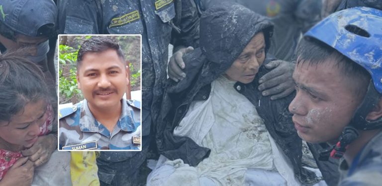 ‘बचाउ-बचाउ भनेको आवाज सुनियो, ४५ मिनेटमै महिलाको उद्धार गर्‍यौं’