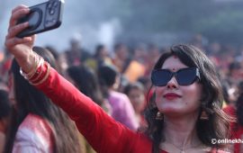 पशुपतिमा तिज सेल्फी (तस्वीरहरू)   